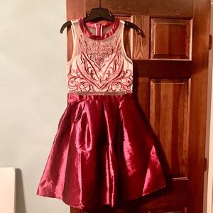 COPY - BRAND NEW Beautiful Burgundy A-Line Dress